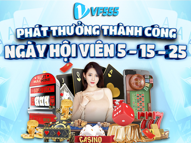 Giao diện VF555 thân thiện, giúp người chơi dễ dàng đăng nhập và khám phá.